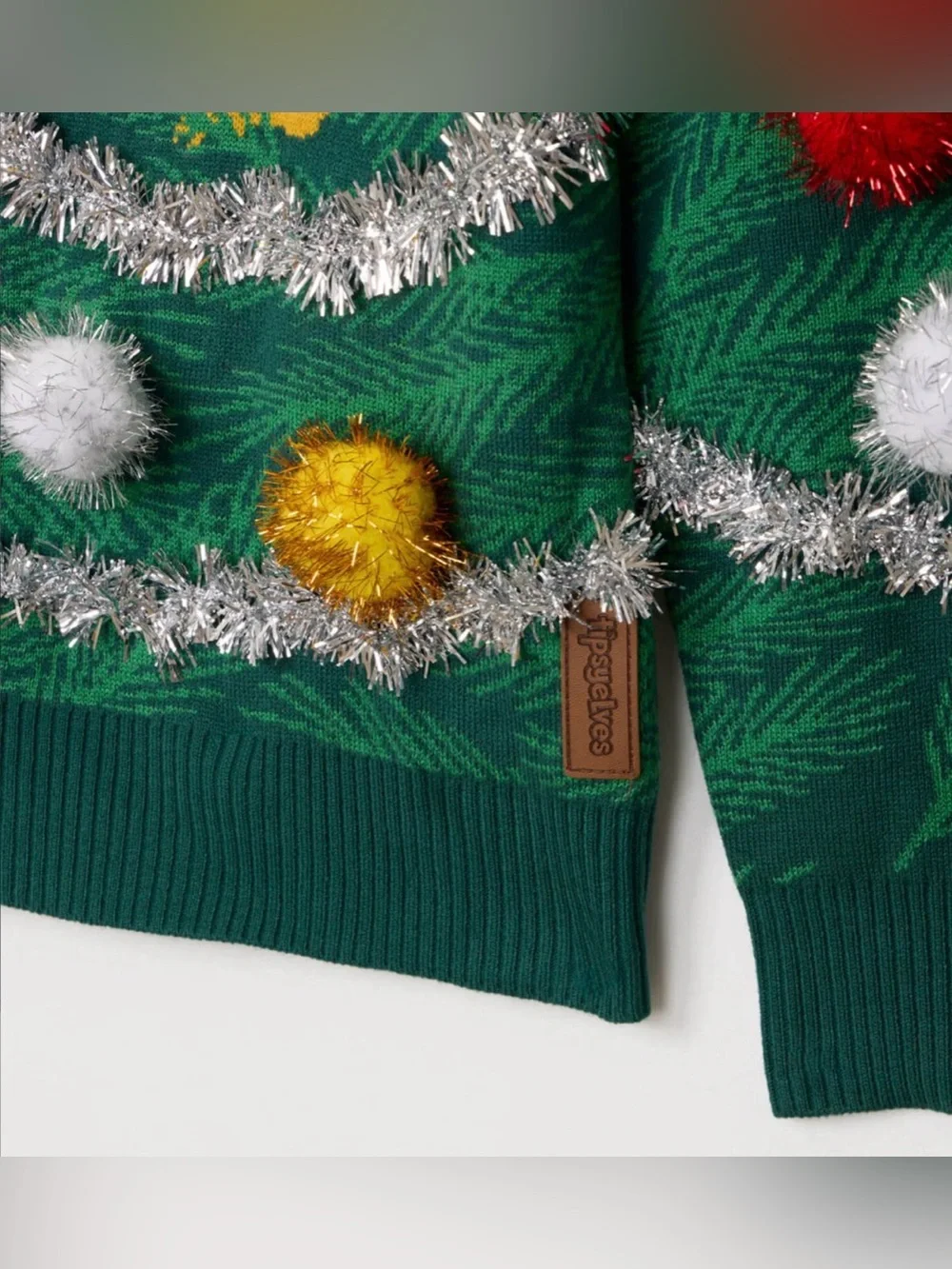 TIPSY ELVES WOMEN'S SQUIRRELIN' AROUND UGLY CHRISTMAS SWEATER SIZE XXL - Picture 4 of 5